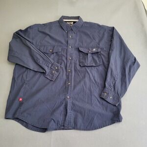 Winchester Long Roll Up Sleeve Button Up Vented Hunting Fishing Shirt Men's XL